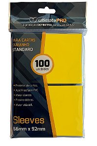 Card Sleeve Ultimate Pro c/ 100 Standard Amarelo