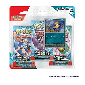 Card Pokémon Blister Triplo EV9 Scraggy