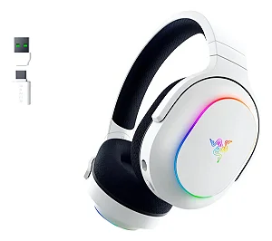 Headset Razer Barracuda X Chroma Wireless e Bluetooth Branco