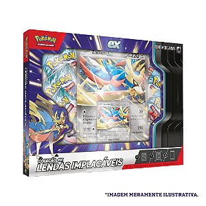 Card Pokémon Box Lendas Implacáveis Zacian ex