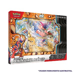 Card Pokémon Box Lendas Implacáveis Koraidon ex
