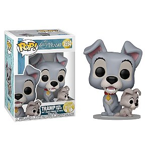 Pop Lady and the Tramp - Tramp with Puppy 1554