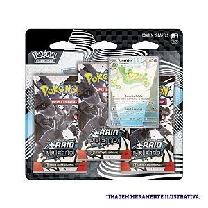 Card Pokémon Blister Triplo EV10.5 Raio Preto