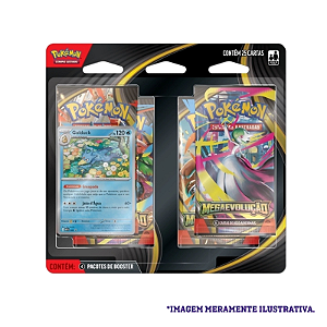 Card Pokémon Blister Quádruplo ME01 Golduck