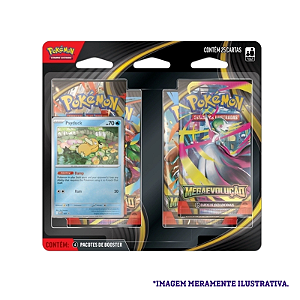 Card Pokémon Blister Quádruplo ME01 Psyduck
