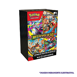 Card Pokémon Combo de Booster ME01 Megaevolução