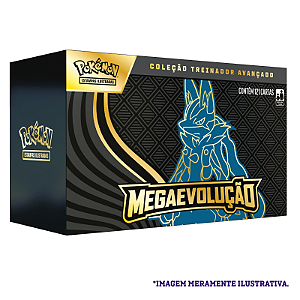 Card Pokémon Box Treinador Avançado ME01 Megaevolução - Lucario