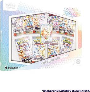 Card Pokémon Box EV8.5 Coleção Arco-íris
