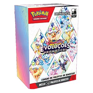 Card Pokémon Combo de Booster EV8.5 Evoluções Prismáticas