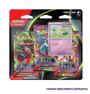 Card Pokémon Blister Triplo ME02 Cottonee