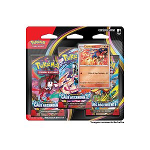 Card Pokémon Blister Triplo ME04 Charmeleon
