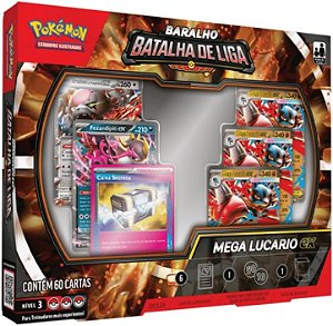 Card Pokémon Batalha de Liga Mega Lucario ex