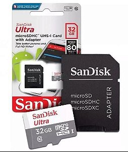 Micro SD Sandisk 32Gb Classe 10