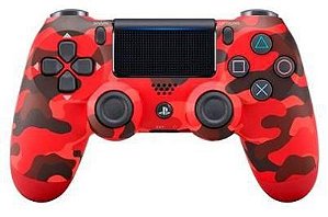 PS4 Controle DualShock 4 Red Camuflado