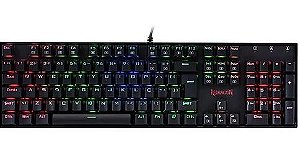 Teclado Mecânico Redragon Mitra RGB Switch Marrom