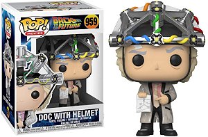 Pop Back to the Future Doc with Helmet 959