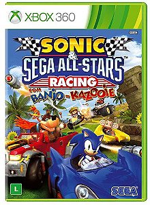 X360 Sonic & Sega All-Star Racing com Banjo-Kazooie
