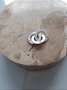 Pingente Mandala 3 elos entrelaçados média