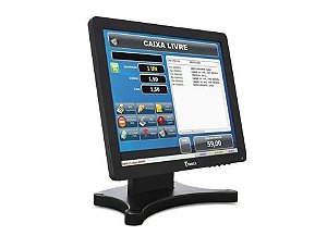 Tanca Monitor Touch 15" TMT-520 Robusto Resistiva 5 Fios VGA