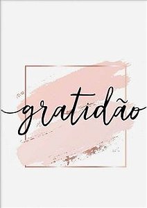 Quadros decorativo gratidão