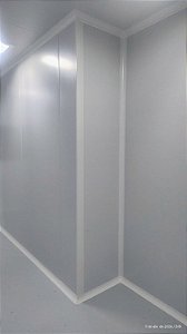 Divisória em PVC 35 mm para Área Limpa