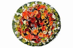 Coroa de Flores Imperial - Tam 1,90 de diâmetro (FRETE GRÁTIS)