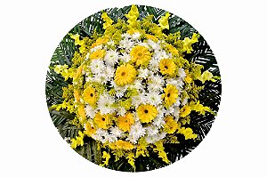 Coroa de Flores Primavera 2 - Tam 1,20 de diâmetro (FRETE GRÁTIS)