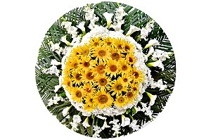 Coroa de Flores Primavera 7 - Tam 1,40 de diâmetro (FRETE GRÁTIS)