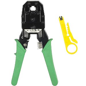 Alicate de Crimpar Cabo de Rede RJ45 e RJ11 /OB-315 -Central Network