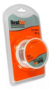 Estanho De Solda 1,00mm 80g Rolo Carretel Bfh1439 Bestfer