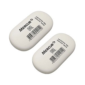 Borracha Branca Formato Oval - Mercur