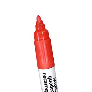 MARCADOR PARA QUADRO BRANCO FUTURO VERMELHO RECARREGAVEL