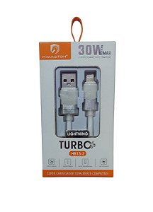Cabo Super Carregamento Lightning Hmaston 30w Turbo