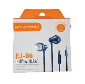 Fone de Ouvido P2 Intra Auricular Ej96 H'maston