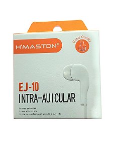 Fone de Ouvido Intra-Auicular EJ-10 H'Maston