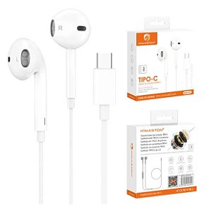 Fone de Ouvido Tipo C Intra-auricular Ear-02 Branco