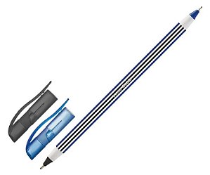 Caneta Esferográfica Doble Bazze 1.0mm Azul/Preto