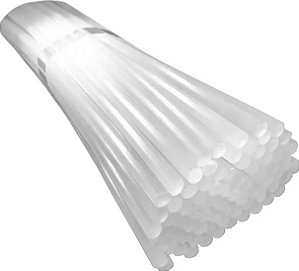 Bastão Cola Silicone Quente 7mm e 12mm Transparente
