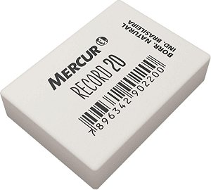 Borracha Branca 20 Record Branca / 3 x 4,2 x 1 cm