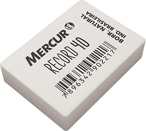 Borracha Branca 40 Record / 2,2 x 3,3 x 0,8 cm