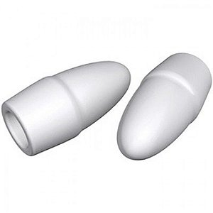 Borracha Ponteira Branca Mercur