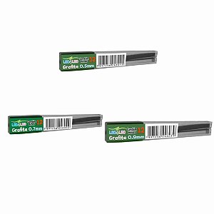 Grafite Leo&Leo 0.5 / 0.7 / 0.9 cada Contém 12 Unidades