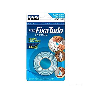 Fita Espuma Blister Dupla Face TekBond 19x1,5m