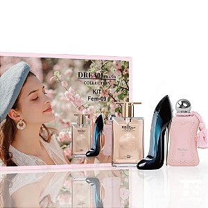 KIT 9 FEMININO - BRAND COLLECTION - 3X25ML