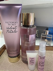 COMBO VICTORIAS SECRET VELVET PETALS HIDRATANTE 10ML + SPLASH 15ML