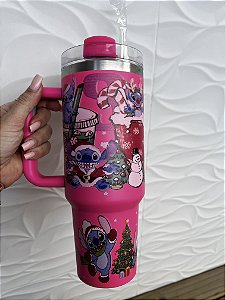COPO TERMICO STITCH 1,200L ROSA 1