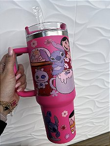 COPO TERMICO STITCH 1,200L ROSA 2
