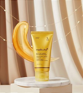 MEDICUBE KOJIC ACID TURMERIC NIGHT WRAPPING MASK - 75ML