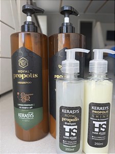 KIT KERASYS PRÓPOLIS GREE TEA SHAMPOO + CONDICIONADOR-250ML