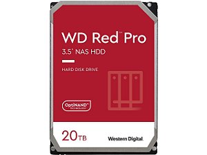 HD WD Red Pro 20TB 7200 RPM 6.0GBps 512MB Cache